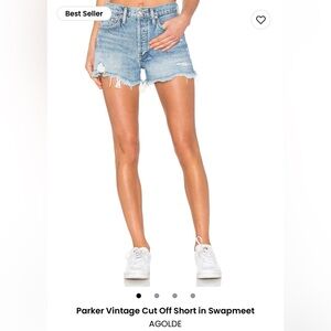AGOLDE Parker Vintage Cut Off Short NWT